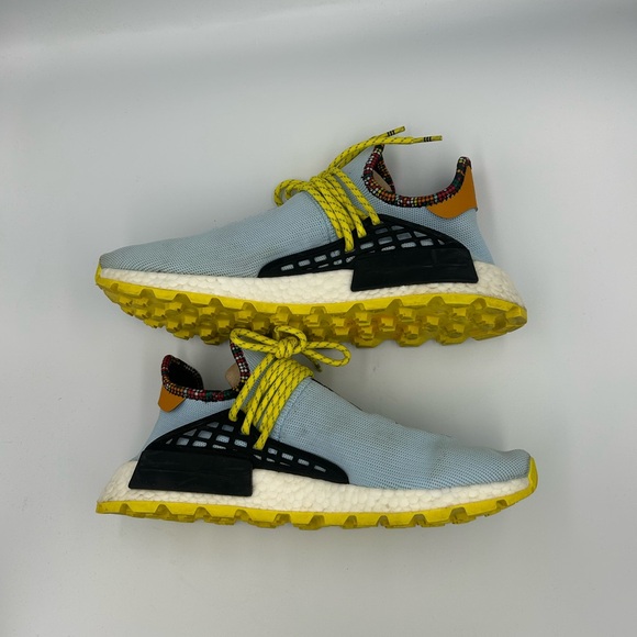 Adidas Pharrell Williams NMD Hu Inspiration Pack Sky Blue Size 10 EE7581 - Picture 2 of 6